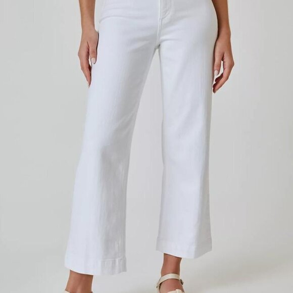 PAIGE Denim - NWT Paige Nellie Mid-Rise Cropped Culottes